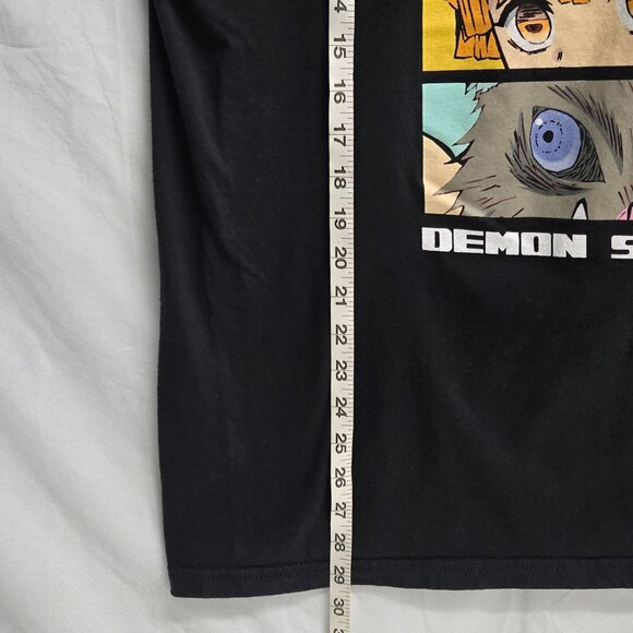 Demon Slayer Men’s XL Black Eyes Graphic Anime T-Shirt Kimetsu No Yaiba Tee - Picture 5 of 8
